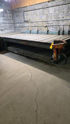 LOT LOCKFORMER SHEET METAL FORMING TABLE; APPROXIMATELY 55" X 124" - 2