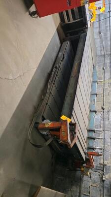 LOT LOCKFORMER SHEET METAL FORMING TABLE; APPROXIMATELY 55" X 124" - 4