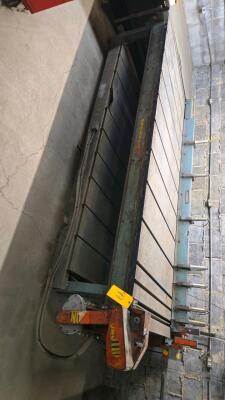 LOT LOCKFORMER SHEET METAL FORMING TABLE; APPROXIMATELY 55" X 124" - 5