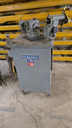 NIAGARA POWER TABLE; MODEL 104; BEADING/CRIMPING ROLLS; S/N: 74444