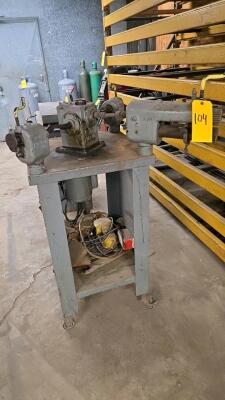 NIAGARA POWER TABLE; MODEL 104; BEADING/CRIMPING ROLLS; S/N: 74444 - 2
