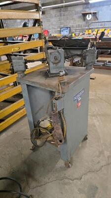NIAGARA POWER TABLE; MODEL 104; BEADING/CRIMPING ROLLS; S/N: 74444 - 3