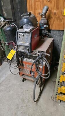 LOT LINCOLN IDEAL ARC WELDER; MODEL SP-200; S/N 8765; WITH WELDING SUPPLIES - 3