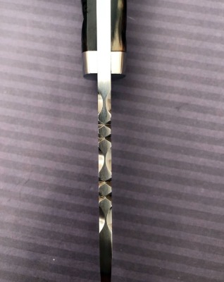 Jeff Hollett Rams Horn Drop Point Hunter - 3