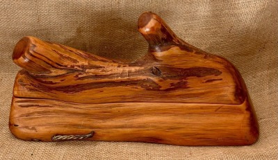 Colin Cox Pair of "Black Widow" Sub-hilts in Driftwood Box - 4