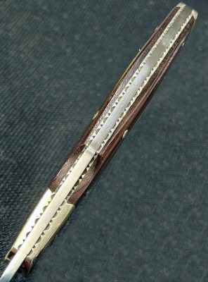Harvey McBurnette Engraved Lockback - 3