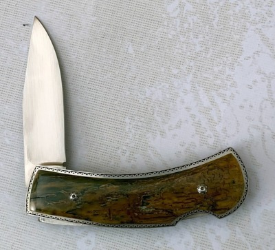 Tommy Lee Engraved Mammoth Lockback - 2