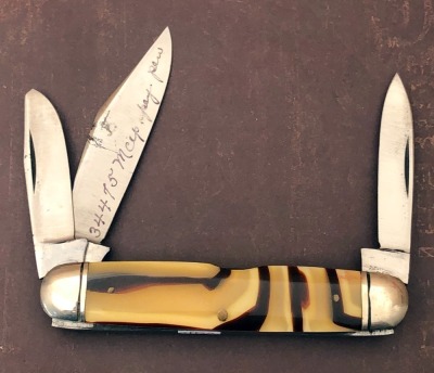 Ulster Knife Co Butter & Molasses Cattle, Salesman Sample - 2