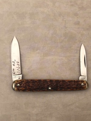 Ulster Knife Co Bone Two Blade Salesman Sample - 2