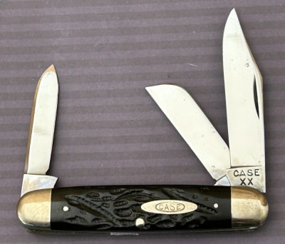 Case XX 6345-1/2 Rough Black Cattle