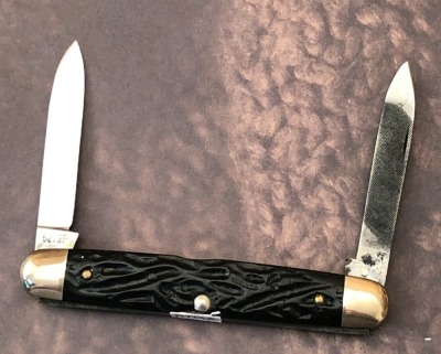 Case XX Stainless 6279F Rough Black Pen - 2