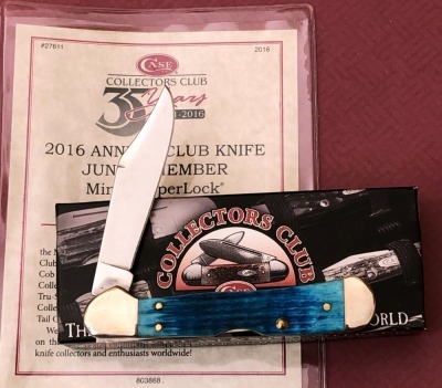 Case CCC Caribbean Blue Bone Mini Copperlock - 2