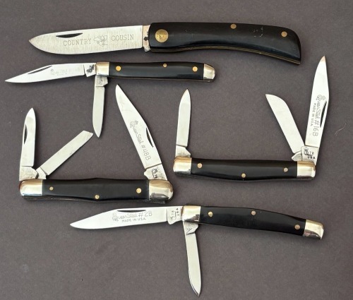 Five Slick Black Queen Folders