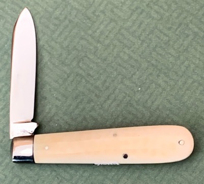 Cattaraugus Exhibition Bone Single Blade - 2