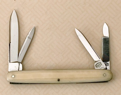 Cattaraugus Exhibition Bone Four Blade - 2