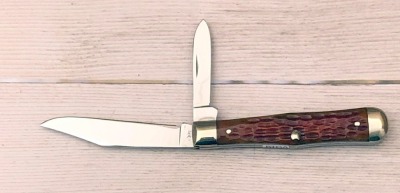Case XX 6225-1/2 Red Bone Coke Bottle Jack - 2