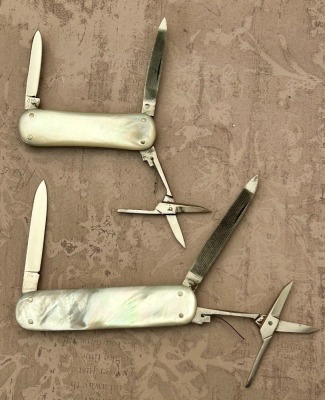 Case XX Stainless Pearl Lobsters with Scissors - 2