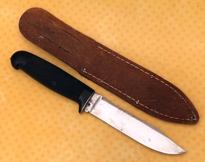 Aerial etched Fish Knife - 2
