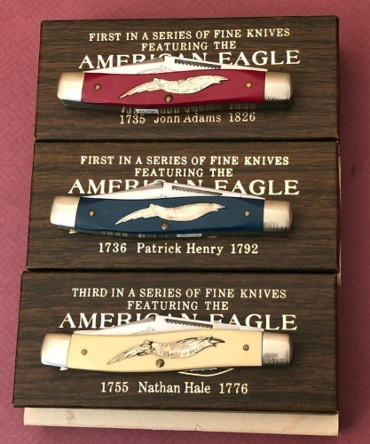 Three Parker American Eagle Stockman's