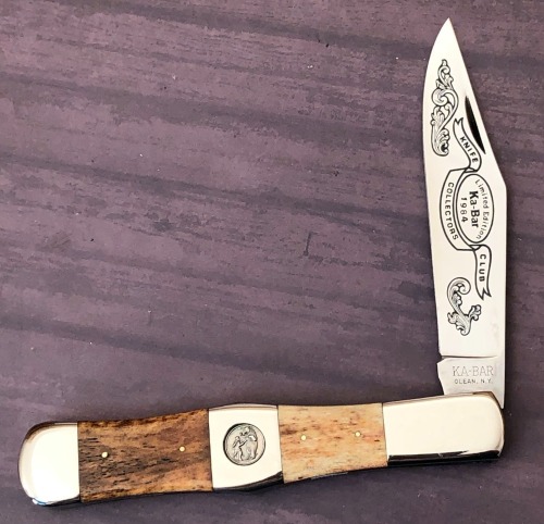 Ka-Bar Cutlery Bone Coke Bottle Folding Hunter