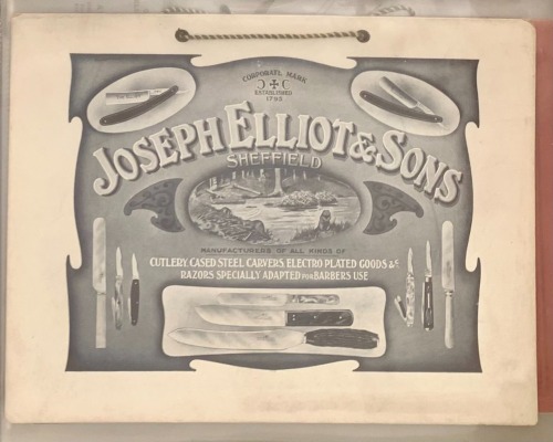 Joseph Elliot & Sons Cardboard Sign