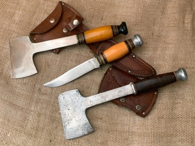 Kinfolks Knife Axe Combo and a Kinfolks Single Axe