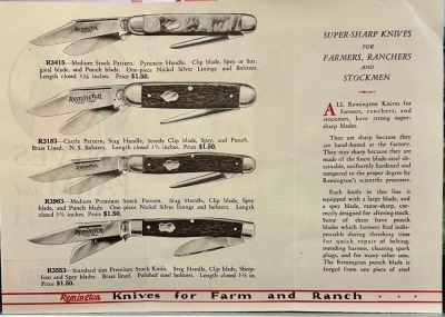 Remington Knifes for Farm and Ranch Tri-Fold Brochure - 2