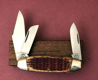 Cripple Creek USA Bone Three Blade - 2