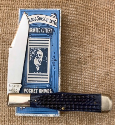 Case Classic B61050 Blue Bone Coke Bottle Folding Hunter - 2