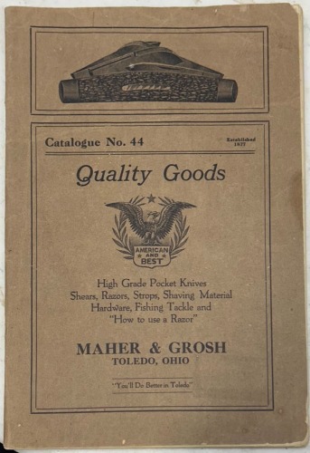 Maher & Grosh Catalog #44
