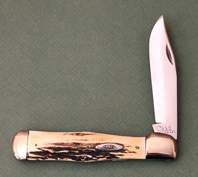Case Tested XX C51050SAB Stag Coke Bottle Folding Hunter