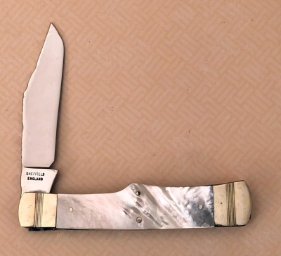 Large House of Coutel Sheffield Pearl Gunstock - 2