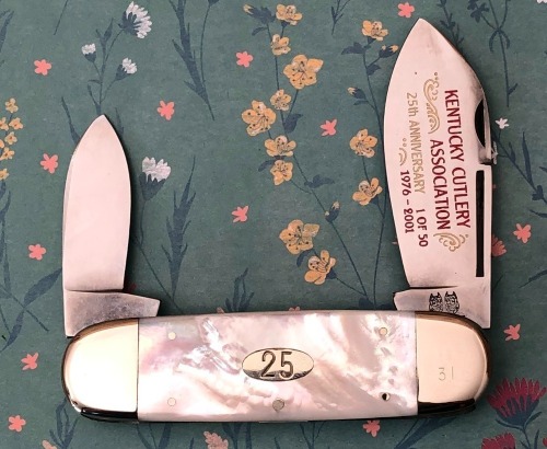 Bulldog Brand Kentucky Cutlery Assn. 25th Anniversary Pearl Toenail