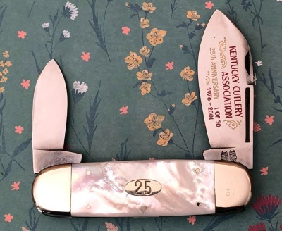 Bulldog Brand Kentucky Cutlery Assn. 25th Anniversary Pearl Toenail