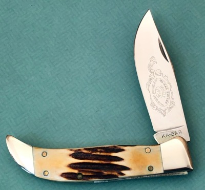 Ka-Bar Stag Grizzly Clasp Knife