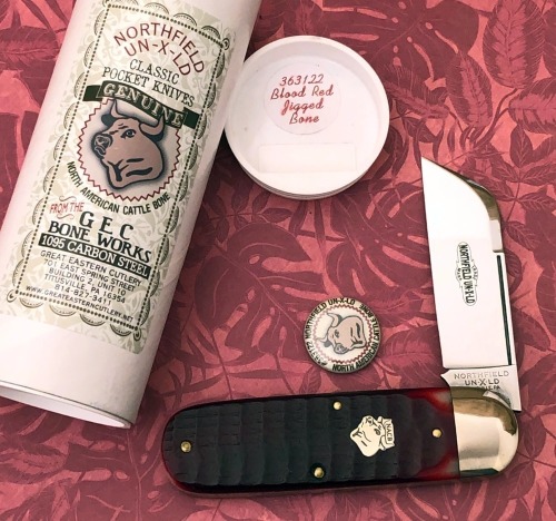 GEC Blood Red Jigged Bone 363122 Toe Nail Clipper