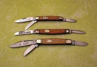 Three Eye Brand knives in Yellow