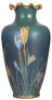Mettlach vase, 21.0" ht.,  2571, hand-engraved, Art Nouveau, excellent repair of a small base chip. - 3