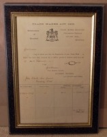 1929 Trademark Renewal Sheffield