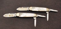 Pair of Jumbo Pearl German Whittlers