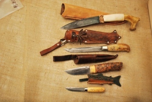 Four Pukko knives