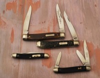 Four Schrade Made Knives