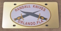 Randall Knives car tag