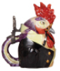 Character stein, .5L, porcelain, by Schierholz, Rooster, modern version from old mold, mint. - 3