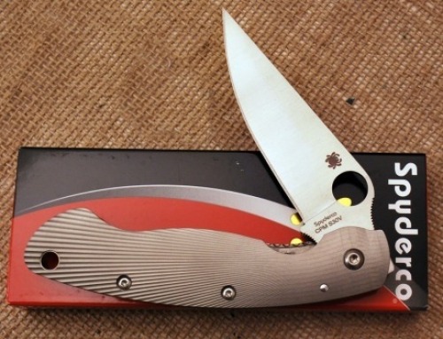 Spyderco Ti-Military Fluted