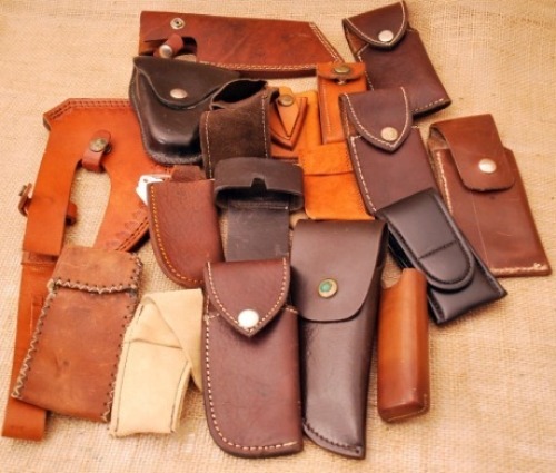 Group of Leather Sheaths