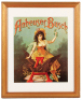 Anheuser-Busch lithograph on paper, framed 22.3" x 18.4", Anheuser-Busch, professionally framed & matted, very good condition.