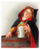 Münchner Kindl lithograph, 21.0" x 17.0", printed on thicker cardstock, very good condition.