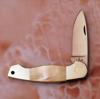 Lile Mother of Pearl Handle Folder