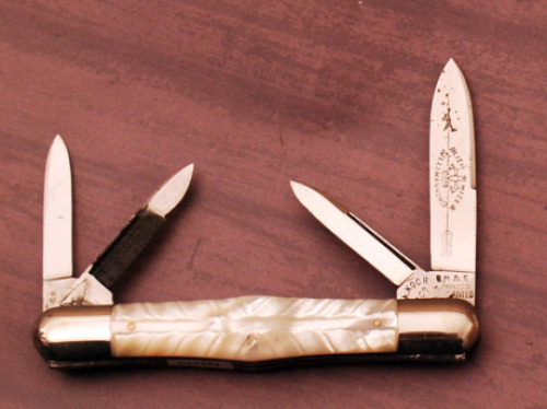 Exquisite Carved Pearl Etched Blish Mize